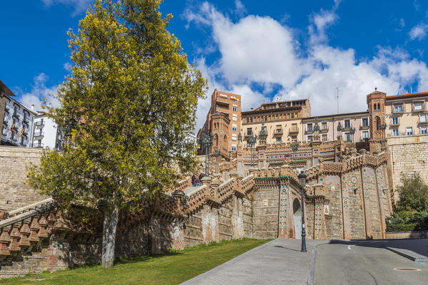 Ovalo Stairway, Teruel, Aragon, Spain, Europe