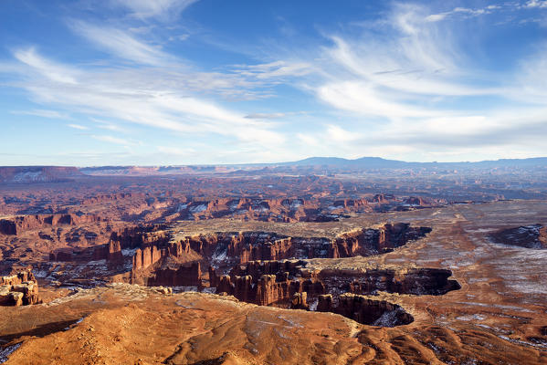 Grand View Point Overlook, Canyonlands National Park, Moab, Utah, Usa
