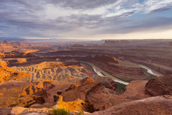 Sunset at Dead Horse Point State Park, Moab, Utah, USA