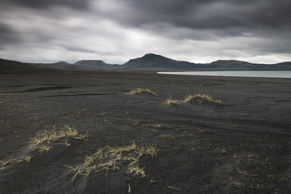 a long exposure to capture the afternoon light in Landmannalaugar Park during a summer day, Iceland l, Europe