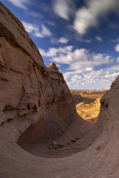 The beautiful landscape of rock formations near the city of Page, Arizona, USA