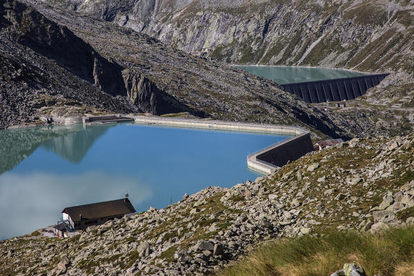 Garibaldi hutte, Venerocolo lake, Pantano, Avio valley, Lombardy, Italy