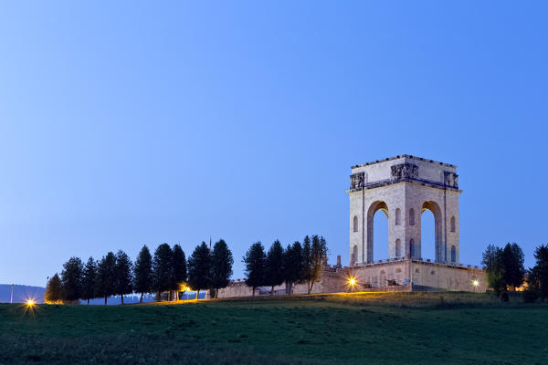 The Leiten ossuary is one of the symbols of the province of Vicenza. Asiago, Vicenza province, Veneto, Italy, Europe.