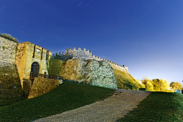 The medieval Lonato castle was owned by the Scaliger, Gonzaga and Visconti dynasties. Today it is owned by the Ugo da Como foundation. Lonato, Brescia province, Lombardy, Italy, Europe.