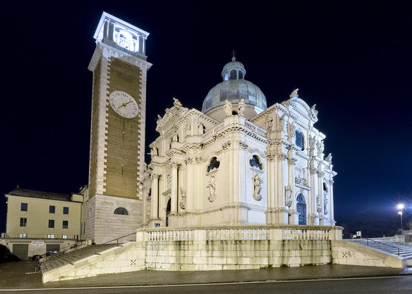 The Madonna di Monte Berico Sanctuary is a minor basilica in Vicenza. Veneto, Italy, Europe.