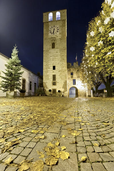 The Scaliger tower of Castellaro Lagusello. This ancient village is part of the association 