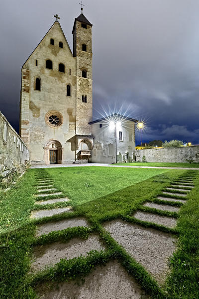 The Medieval church of Sant'Apollinare in Trento. Trentino Alto-Adige, Italy, Europe. 