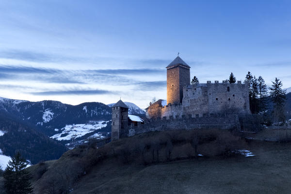 Reinegg Castle in Sarentino. Bolzano province, Trentino Alto-Adige, Italy, Europe.