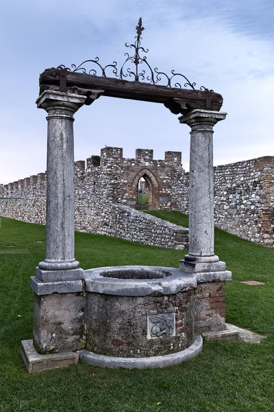 The well of the Rocca di Lonato. Lonato del Garda, Brescia province, Lombardy, Italy, Europe.