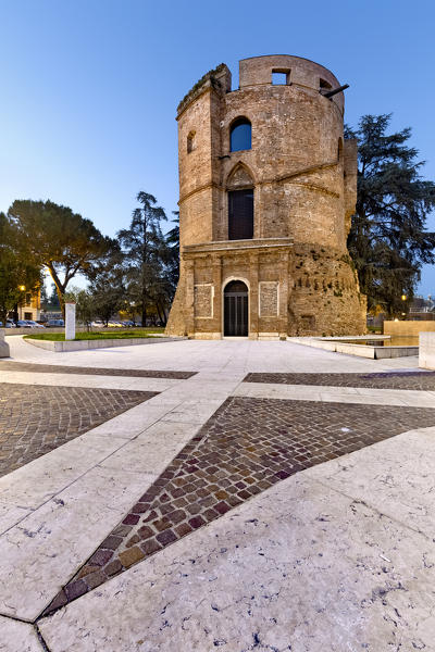 The imposing Venetian tower of Legnago. Verona province, Veneto, Italy, Europe.