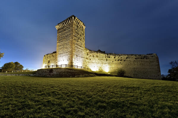 The castle of the Villa is known as the castle of Romeo. Montecchio Maggiore, Vicenza province, Veneto, Italy.