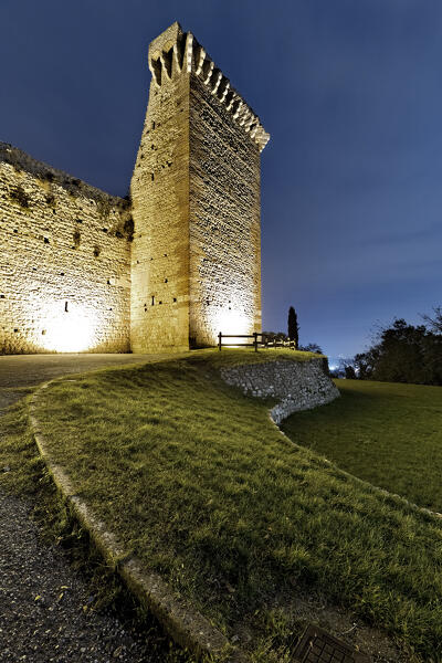 The castle of the Villa and the castle of Bellaguardia are known as Romeo's Castle and Juliet's Castle. Montecchio Maggiore, Vicenza province, Veneto, Italy.