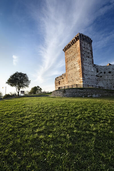 The castle of the Villa is known as the castle of Romeo. Montecchio Maggiore, Vicenza province, Veneto, Italy.