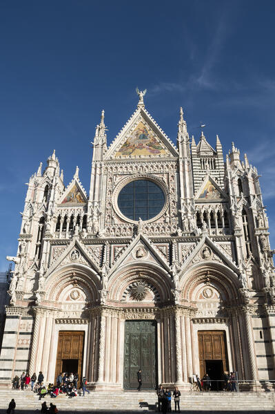 Duomo, the cathedral of Siena, Tuscany, Italy.
