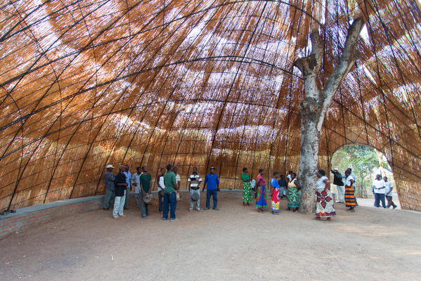 Africa,Malawi,Lilongwe district.
Dance rehearsals in the theater