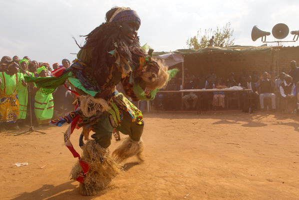 Africa,Malawi,Lilongwe district.
Traditional masks of Malawi