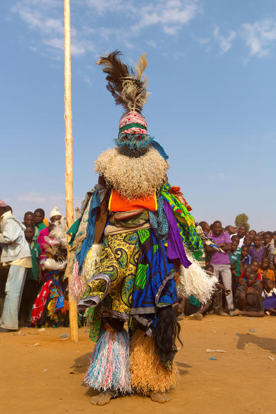 Africa,Malawi,Lilongwe district.
Traditional masks of Malawi