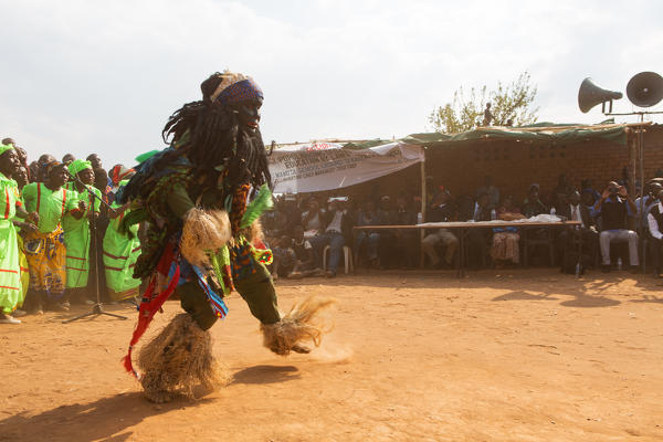 Africa,Malawi,Lilongwe district.
Traditional masks of Malawi