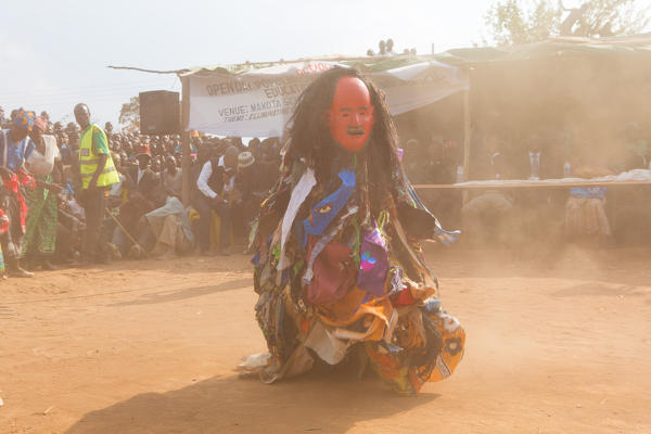 Africa,Malawi,Lilongwe district.
Traditional masks of Malawi