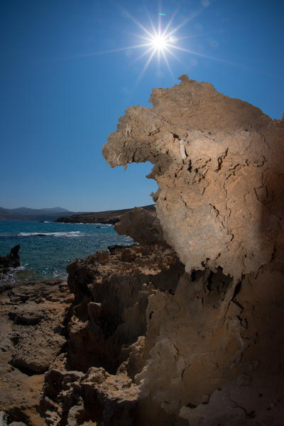 Astypalia rock's island by the sea, Greece