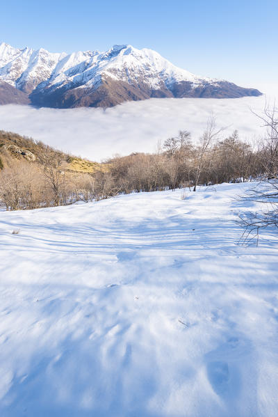 Quinzeina seen from the slopes to Pont Canavese, Valle Soana, Canavese, Italian alps, Italy