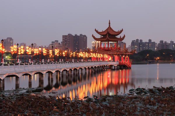 Spring and Autumn Pavilions, Lotus Pond, Kahosiung - Taiwan