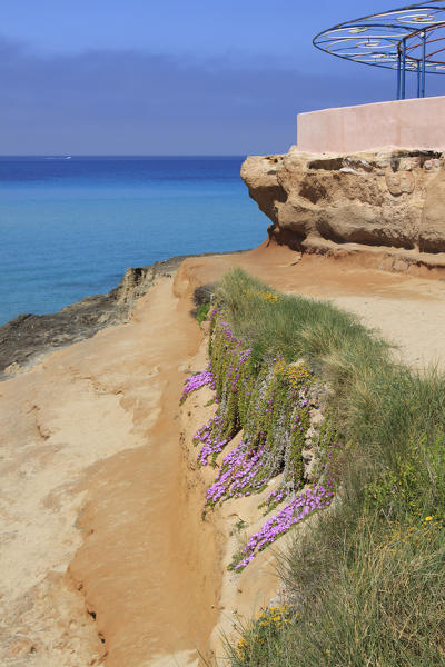 Beach of Cala Comte in Ibiza, Spain