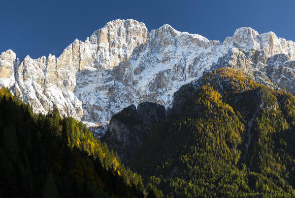 Civetta in autumn. Alleghe, Veneto, Italy.