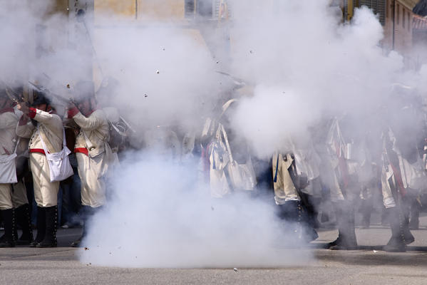 Cherasco,Cuneo,Langhe,Piedmont,Italy. Cherasco historical reenactment