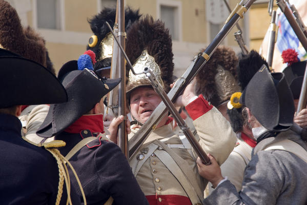 Cherasco,Cuneo,Langhe,Piedmont,Italy. Cherasco historical reenactment