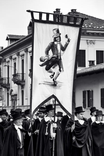 Borgosesia,Vercelli,Piedmont,Italy. Traditional Mercu Scurot 