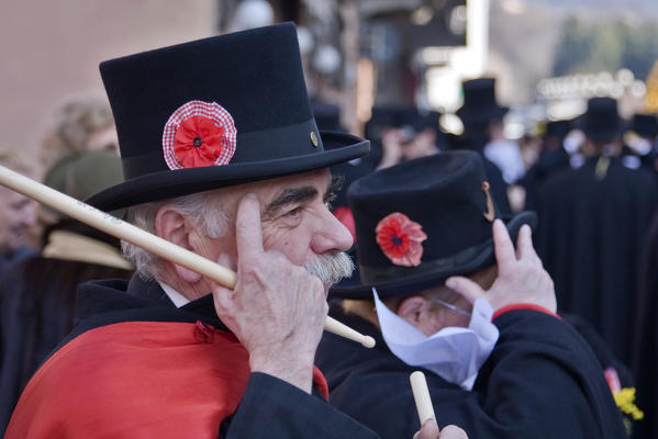 Borgosesia,Vercelli,Piedmont,Italy. Traditional Mercu Scurot 