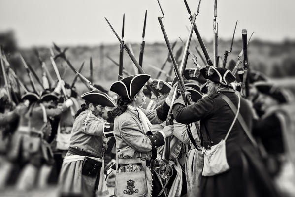 Volvera,Turin,Piedmont,Italy. Battle of Marsaglia historical reenactment