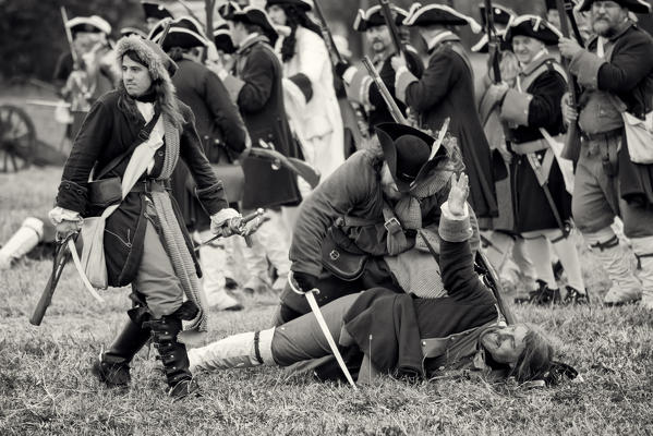 Volvera,Turin,Piedmont,Italy. Battle of Marsaglia historical reenactment