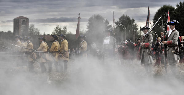 Volvera,Turin,Piedmont,Italy. Battle of Marsaglia historical reenactment