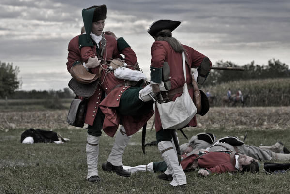 Volvera,Turin,Piedmont,Italy. Battle of Marsaglia historical reenactment