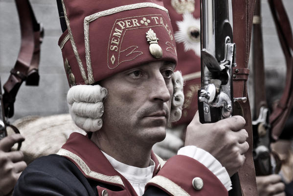 Volvera,Turin,Piedmont,Italy. Battle of Marsaglia historical reenactment