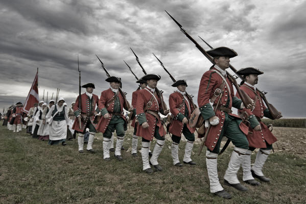 Volvera,Turin,Piedmont,Italy. Battle of Marsaglia historical reenactment