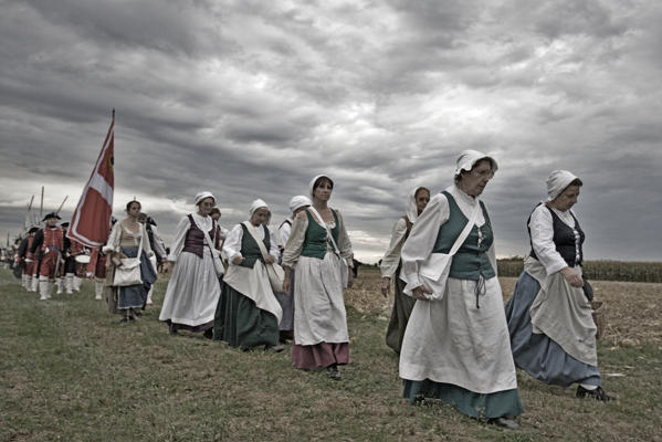 Volvera,Turin,Piedmont,Italy. Battle of Marsaglia historical reenactment