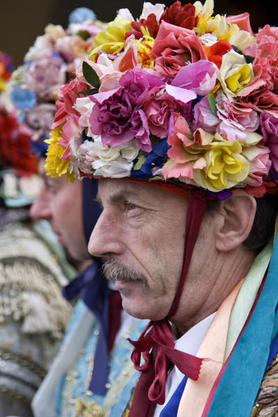 Susa valley,Giaglione,Turin,Piedmont,Italy. Alpine carnival Spadonari di Giaglione