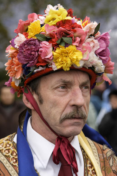 Susa valley,Giaglione,Turin,Piedmont,Italy. Alpine carnival Spadonari di Giaglione