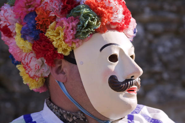 Rocca Grimalda,Alessandria,Piedmont,Italy.Traditional carnival La Lachera of Rocca Grimalda
