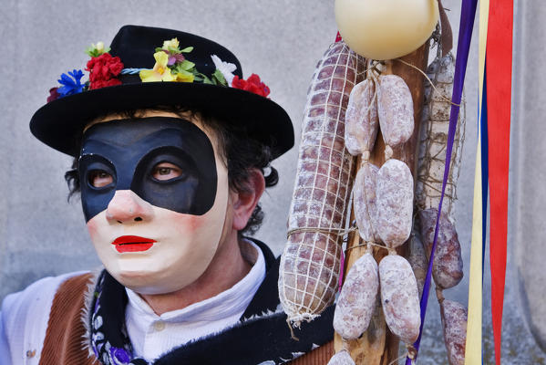 Rocca Grimalda,Alessandria,Piedmont,Italy.Traditional carnival La Lachera of Rocca Grimalda
