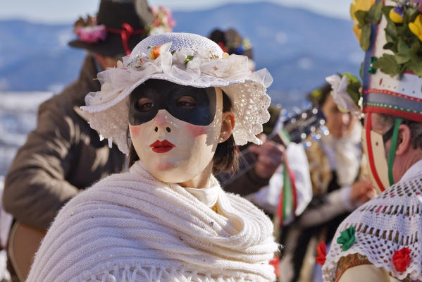 Rocca Grimalda,Alessandria,Piedmont,Italy.Traditional carnival La Lachera of Rocca Grimalda
