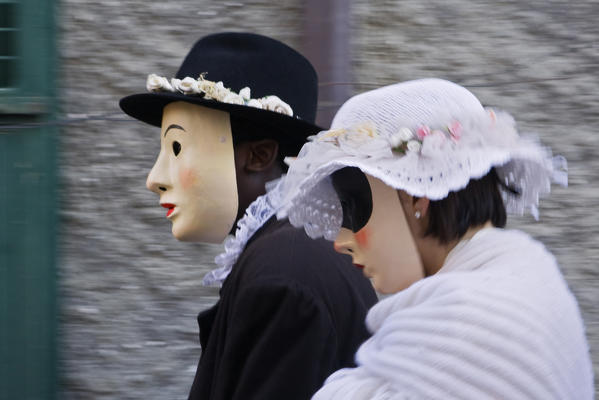 Rocca Grimalda,Alessandria,Piedmont,Italy.Traditional carnival La Lachera of Rocca Grimalda
