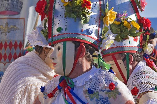 Rocca Grimalda,Alessandria,Piedmont,Italy.Traditional carnival La Lachera of Rocca Grimalda
