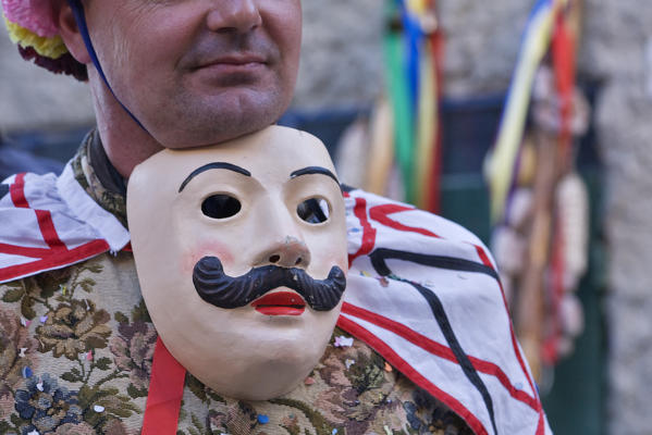 Rocca Grimalda,Alessandria,Piedmont,Italy.Traditional carnival La Lachera of Rocca Grimalda
