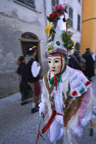 Rocca Grimalda,Alessandria,Piedmont,Italy.Traditional carnival La Lachera of Rocca Grimalda
