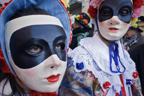 Rocca Grimalda,Alessandria,Piedmont,Italy.Traditional carnival La Lachera of Rocca Grimalda
