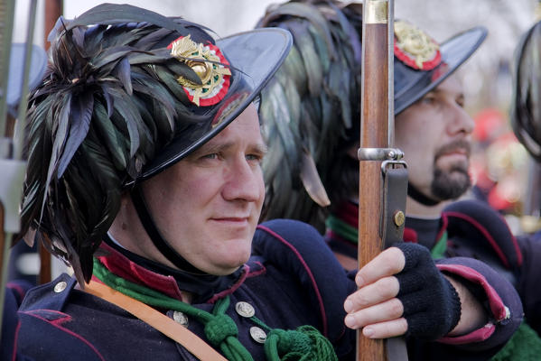 Novara,Piedmont,Italy. Battle of Novara historical reenactment